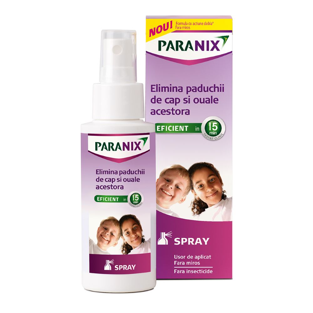 Spray Paranix antipaduchi, 100ml, Omega Pharma