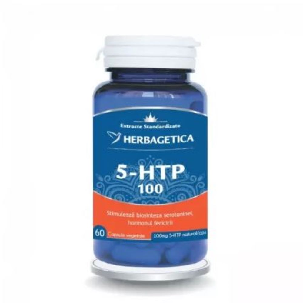 5 HTP 100 Zen Forte, 60 capsule, Herbagetica