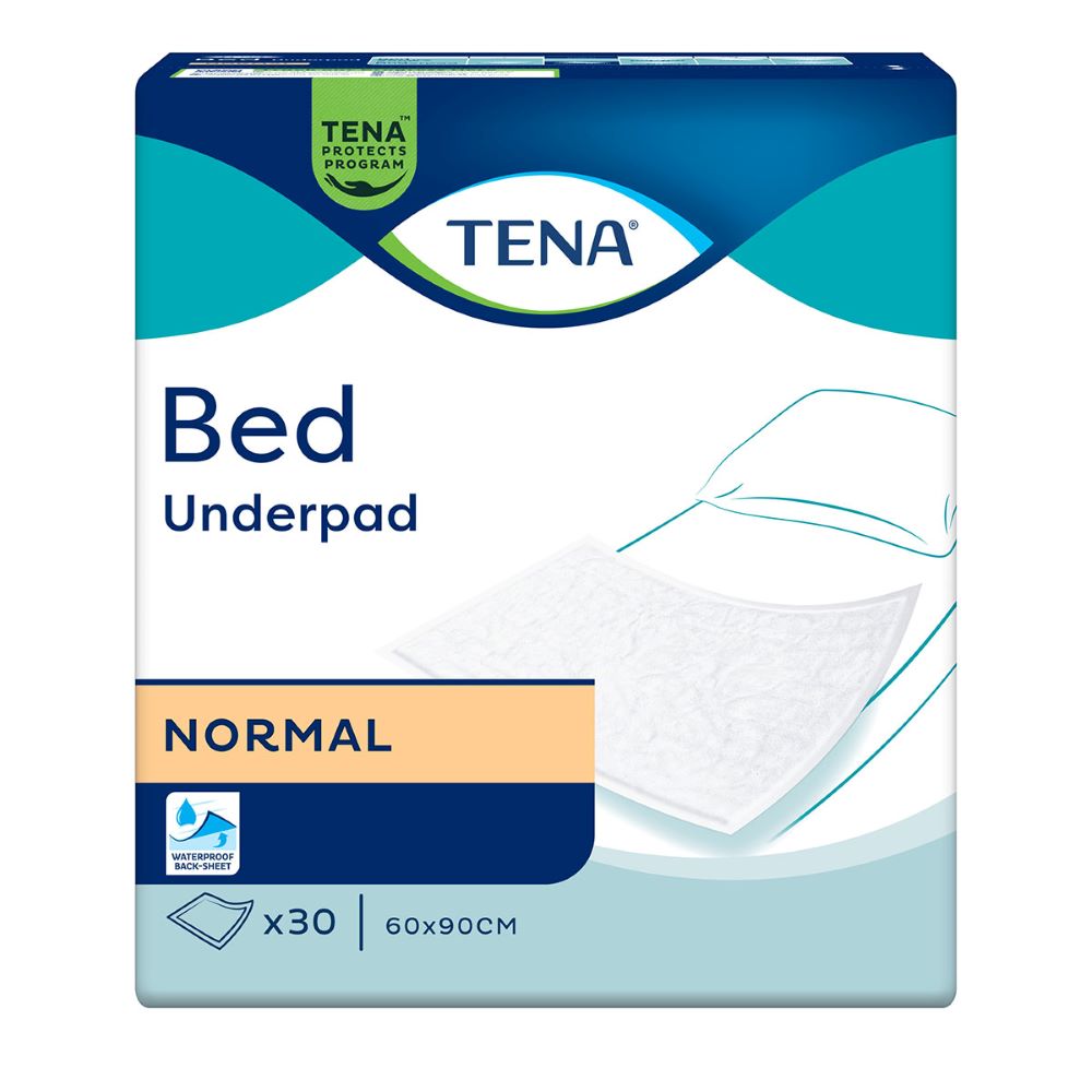 Protectie pentru pat Normal, 60cm x 90cm, 30 bucati, Tena
