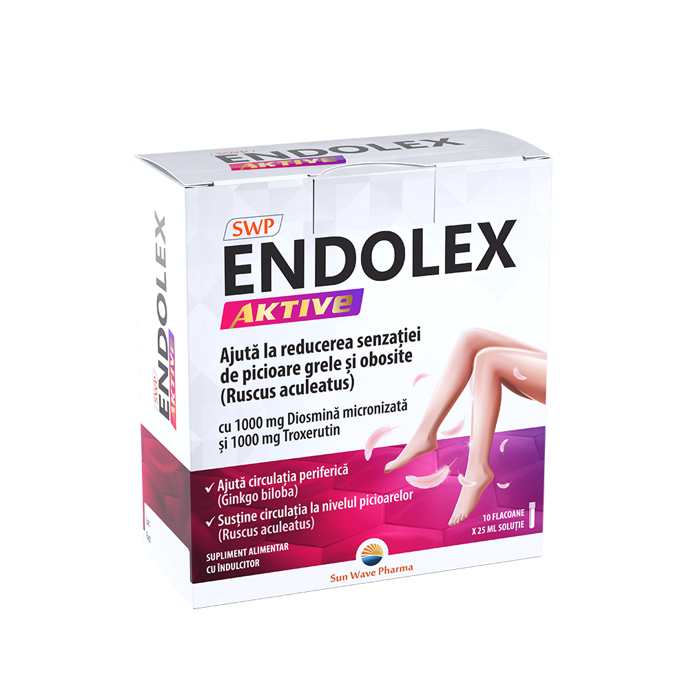 Endolex Aktive, 10 flacoane, Sun Wave Pharma
