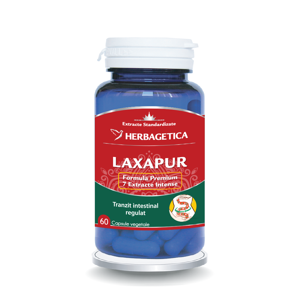Laxapur, 60 capsule, Herbagetica