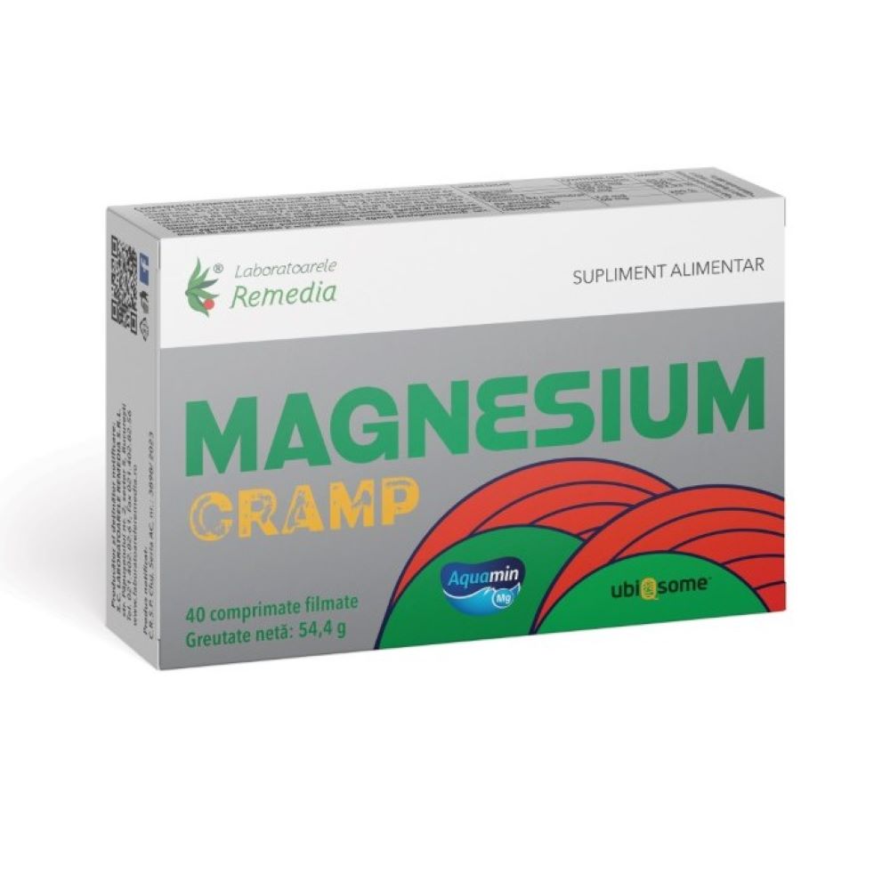 Magnesium Cramp, 40 comprimate, Remedia