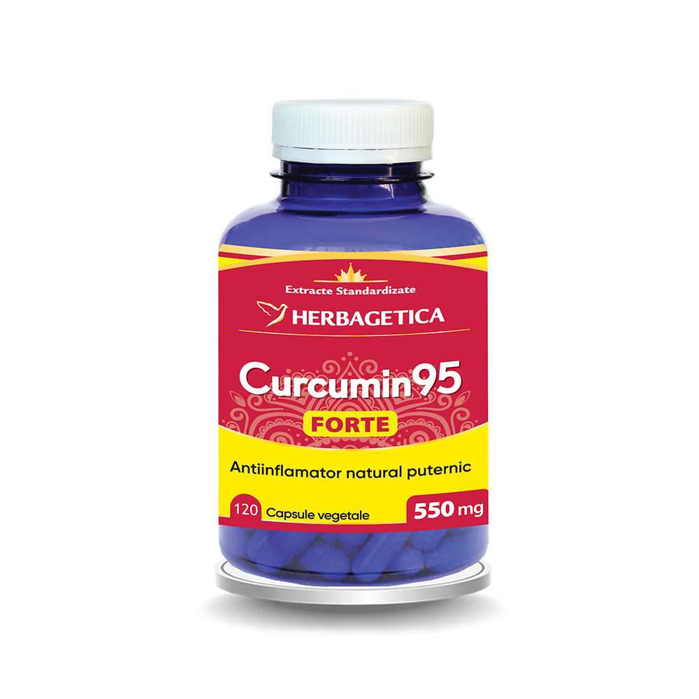 Curcumin 95 forte, 120 capsule, Herbagetica
