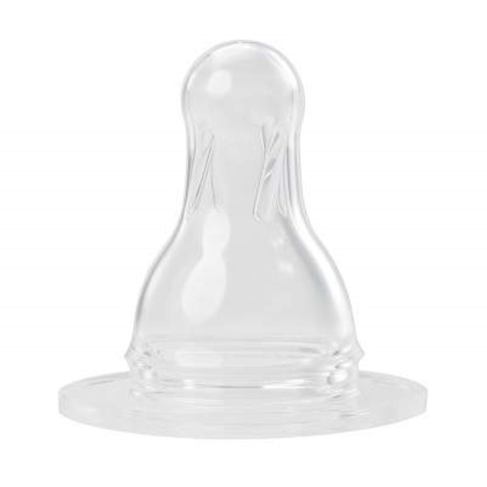 Tetine silicon rotunde, Masura M, 0-24 luni, BabyNova