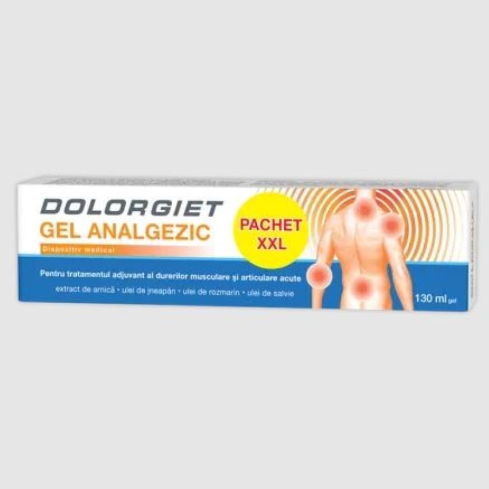 Gel analgezic Dolorgiet, 130 ml, Zdrovit