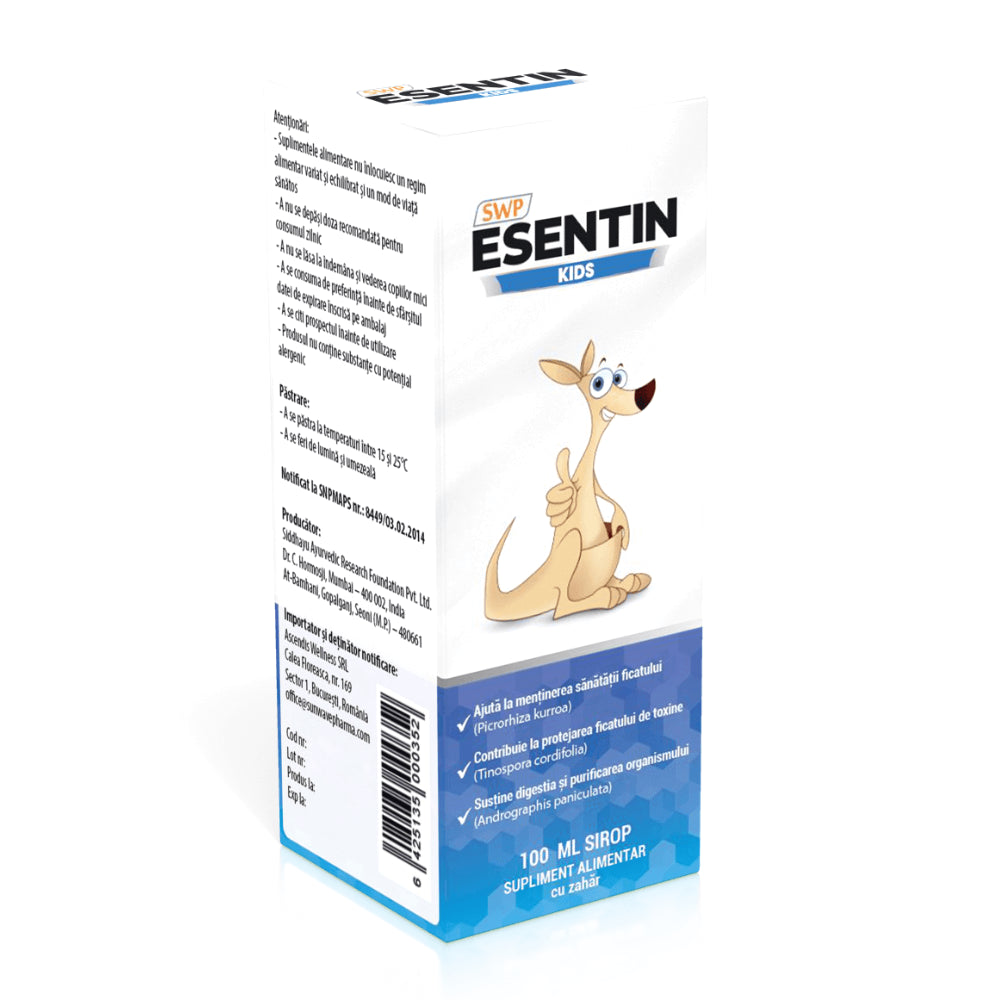 Sirop Esentin Kids, 100ml, Sun Wave Pharma