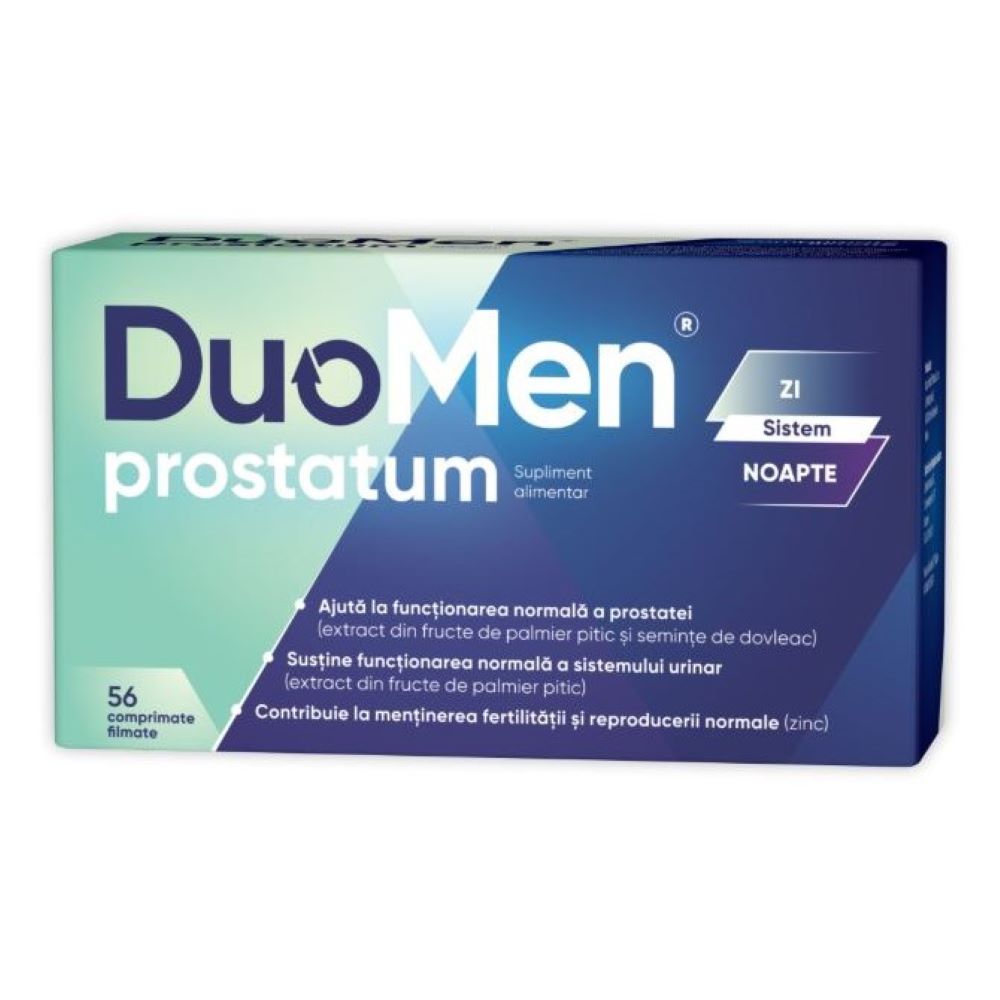DuoMen Prostatum, 56 comprimate filmate, Zdrovit