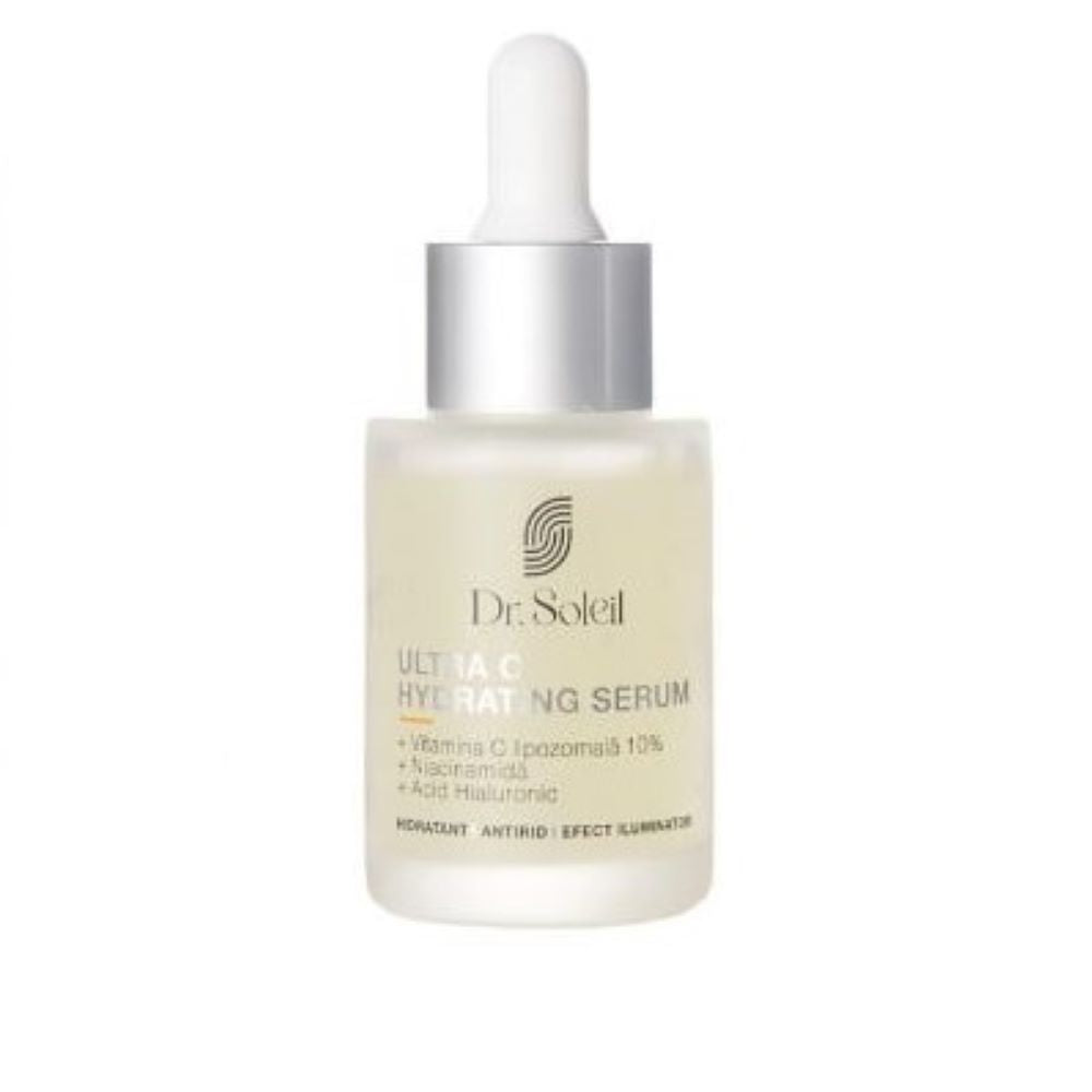 Ultra C Hydrating Serum cu vitamina C lipozomala 10%, 30 ml, Dr. Soleil