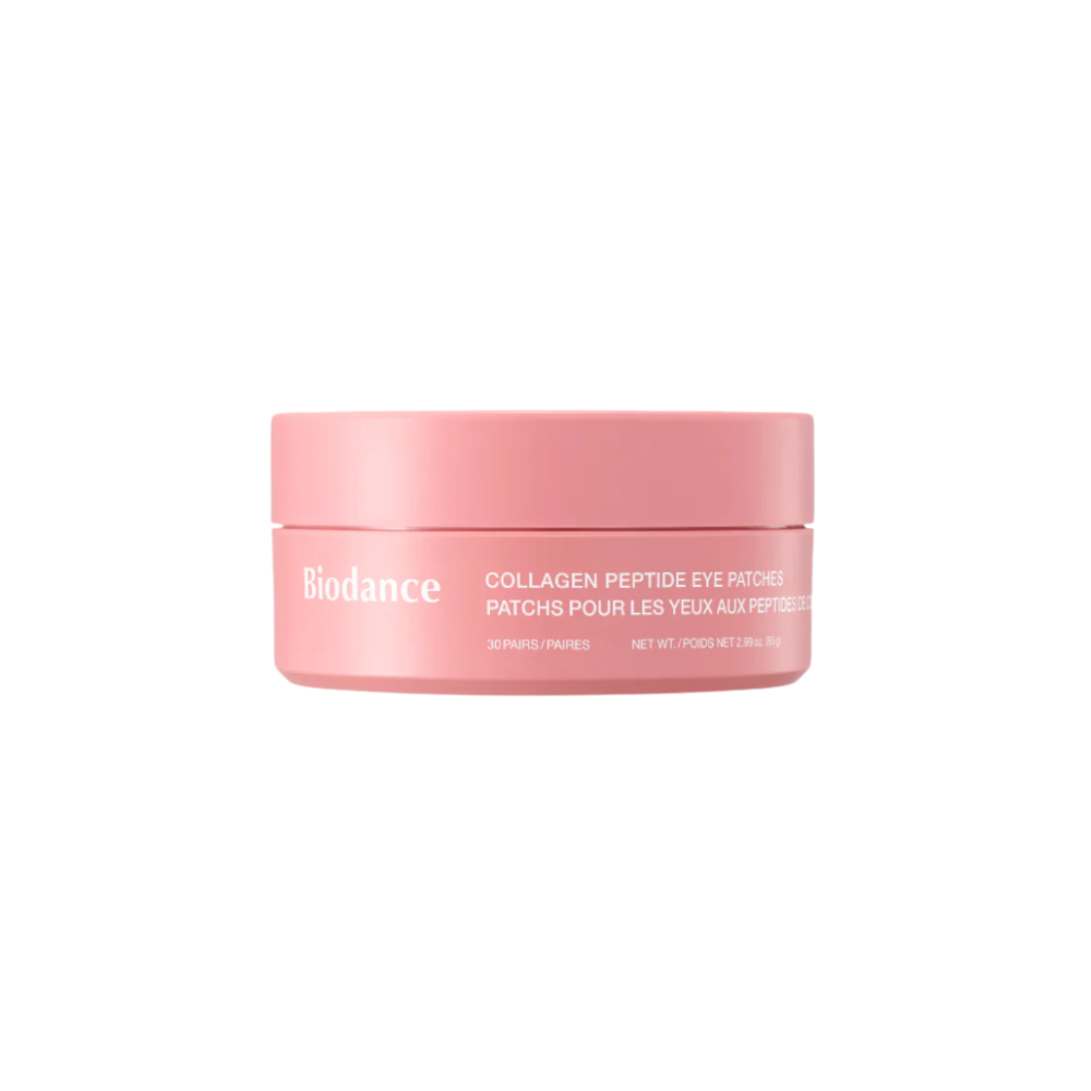 Plasturi pentru conturul ochilor cu colagen si peptide Collagen Peptide Eye Patches, 30 bucati, Biodance
