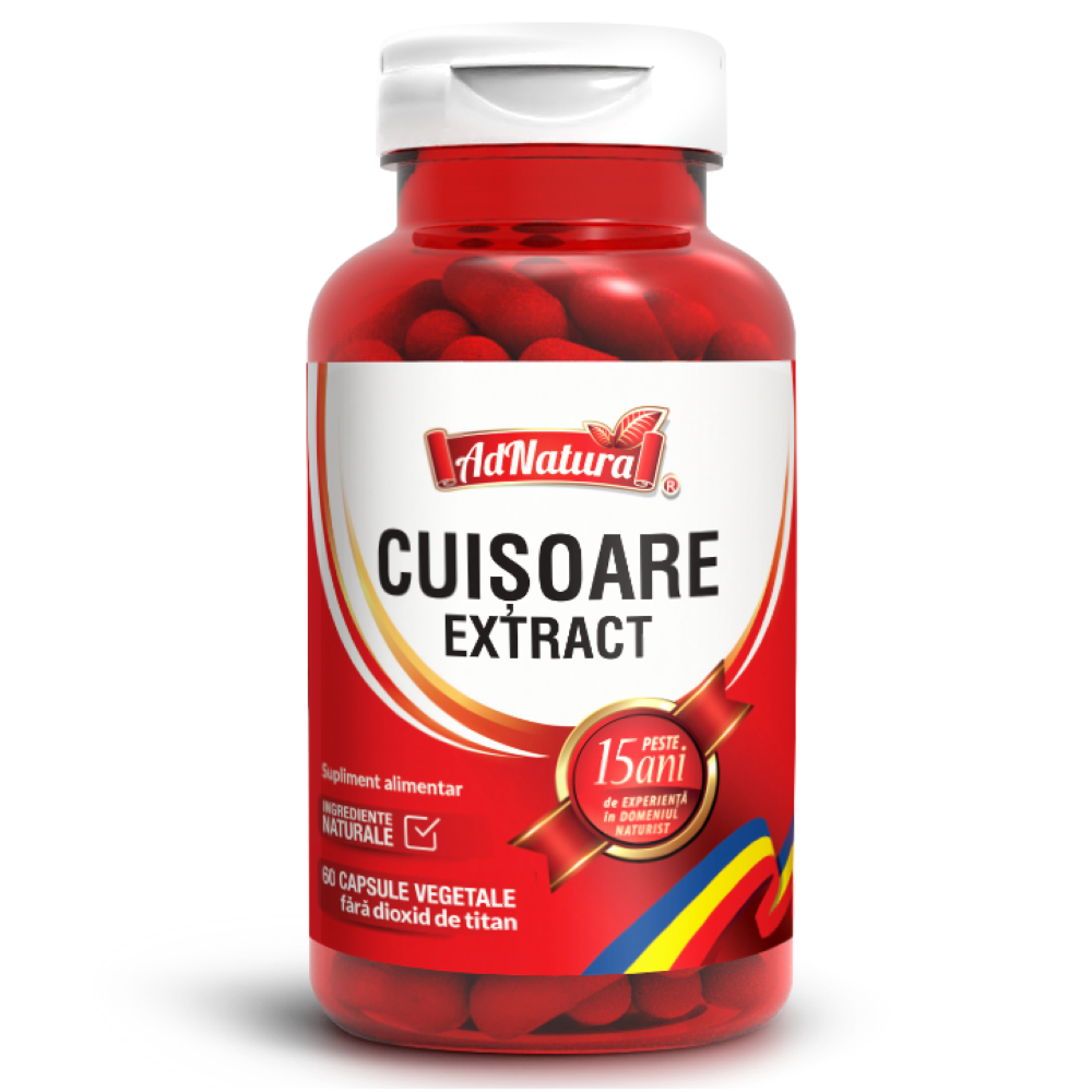 Cuisoare extract, 30 capsule, AdNatura