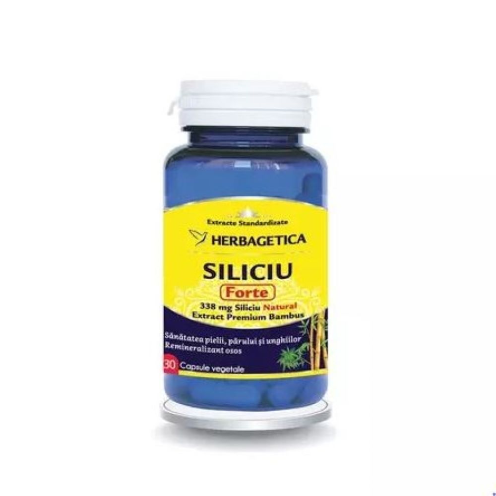 Siliciu Forte, 30 capsule, Herbagetica
