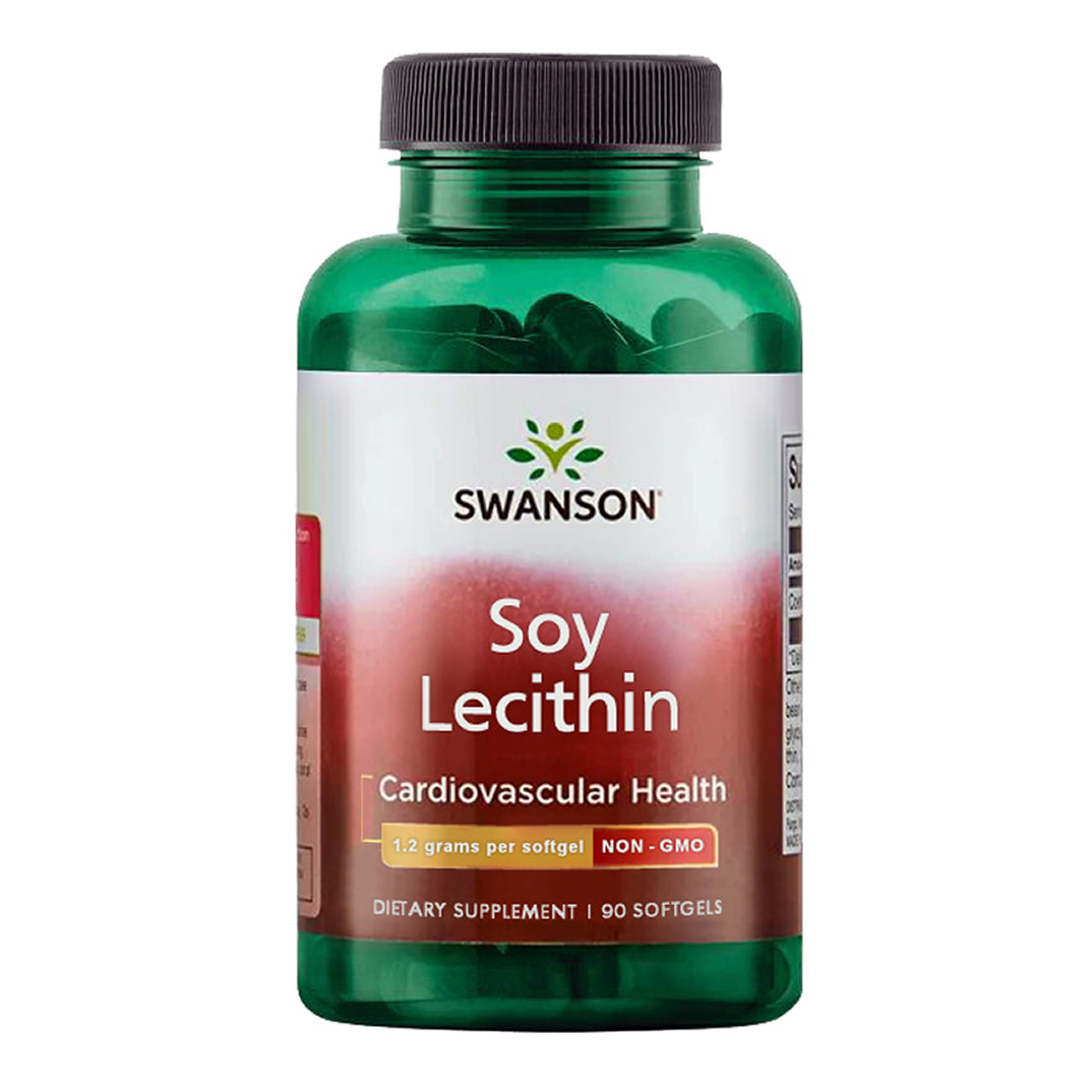 Lecitina, 1200 mg, 90 capsule moi, Swanson Health USA