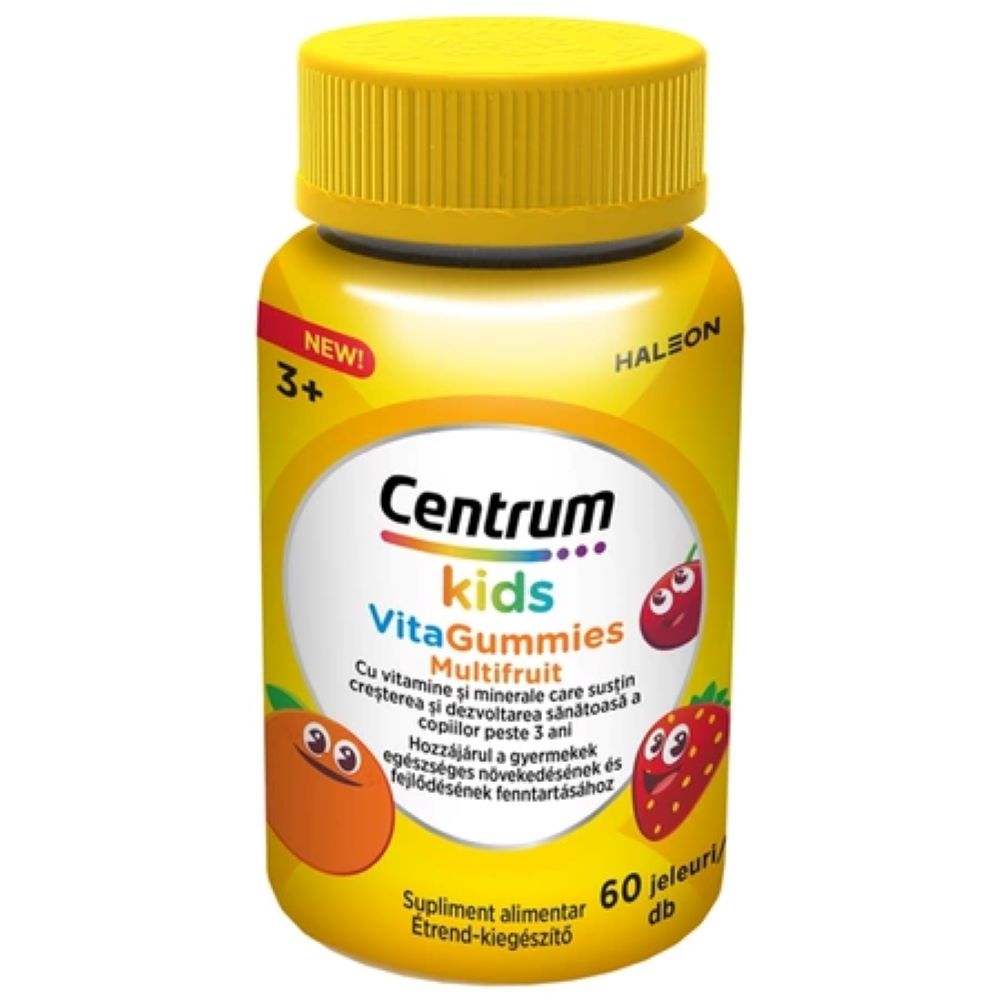 Centrum Kids VitaGummies Multifruct, 60 jeleuri, Haleon