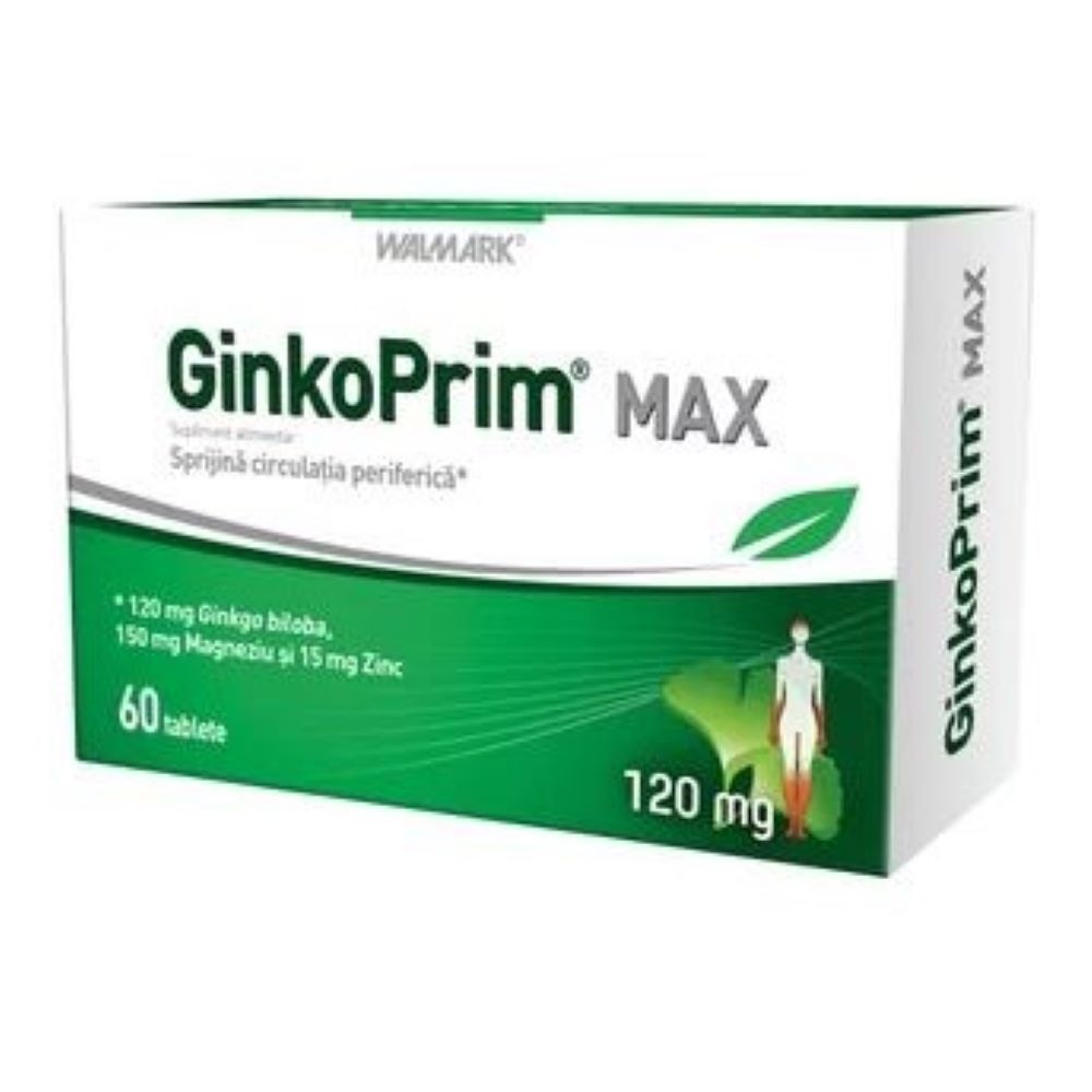 GinkoPrim Max 120mg, 60 tablete, Walmark