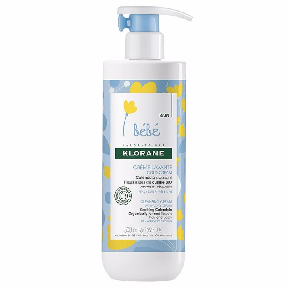 Crema de curatare cu Cold Cream, 500 ml, Klorane Bebe