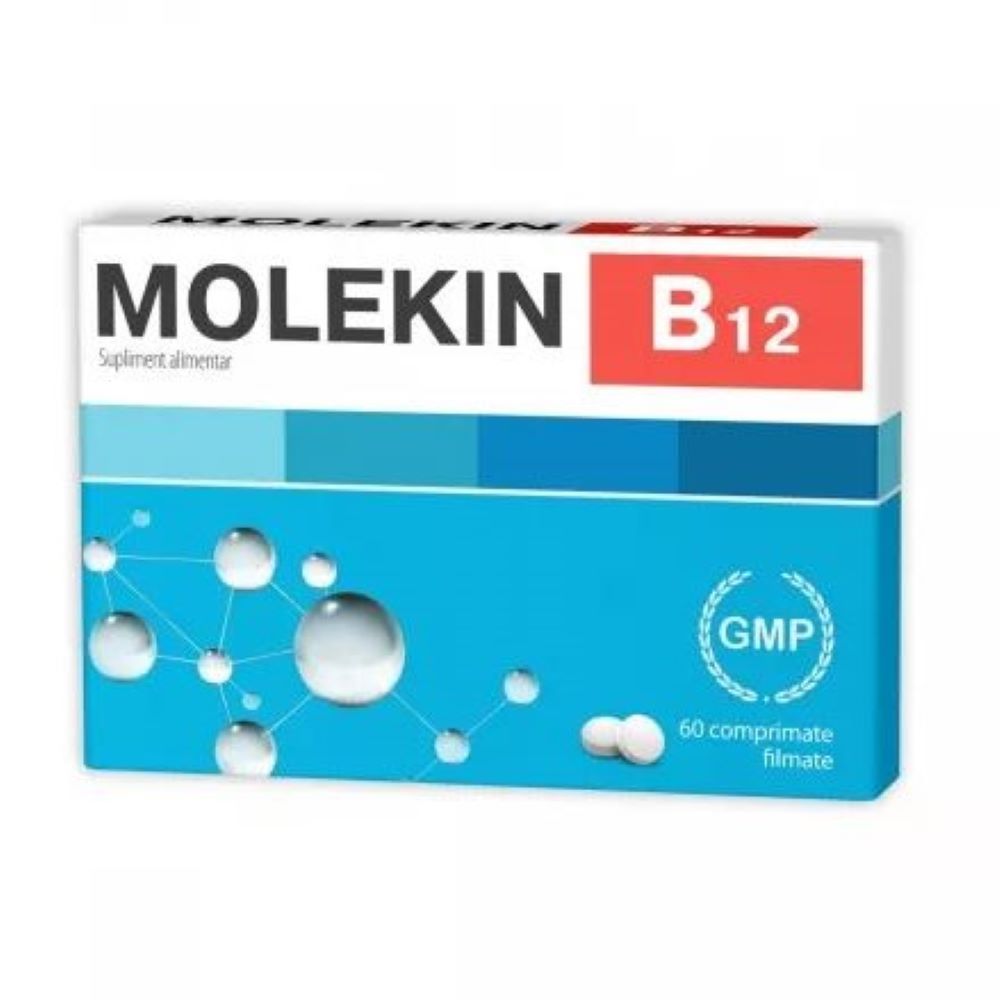 Molekin B12, 60 comprimate filmate, Zdrovit