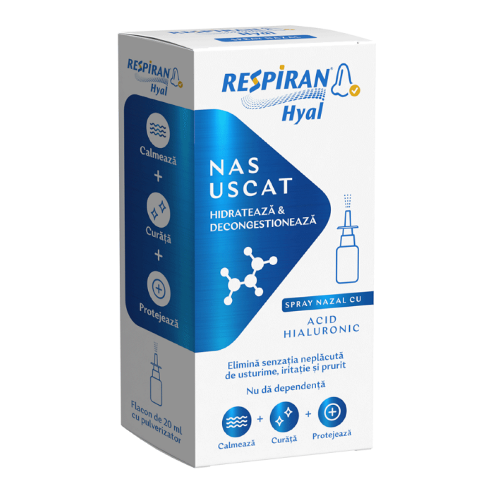 Spray nazal - Respiran Hyal, 20ml, Fiterman