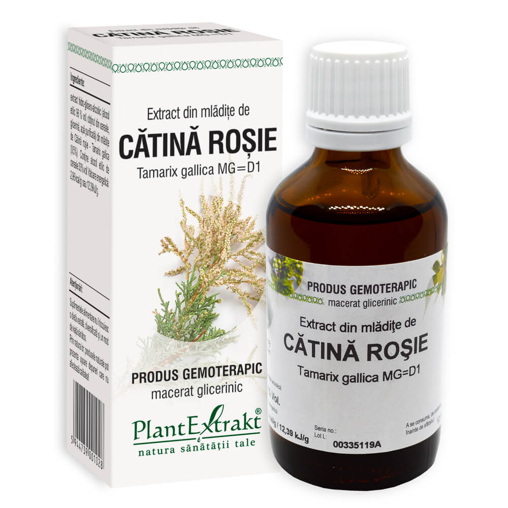 Extract din mladite de Catina Rosie, Tamarix, 50 ml, Plant Extrakt
