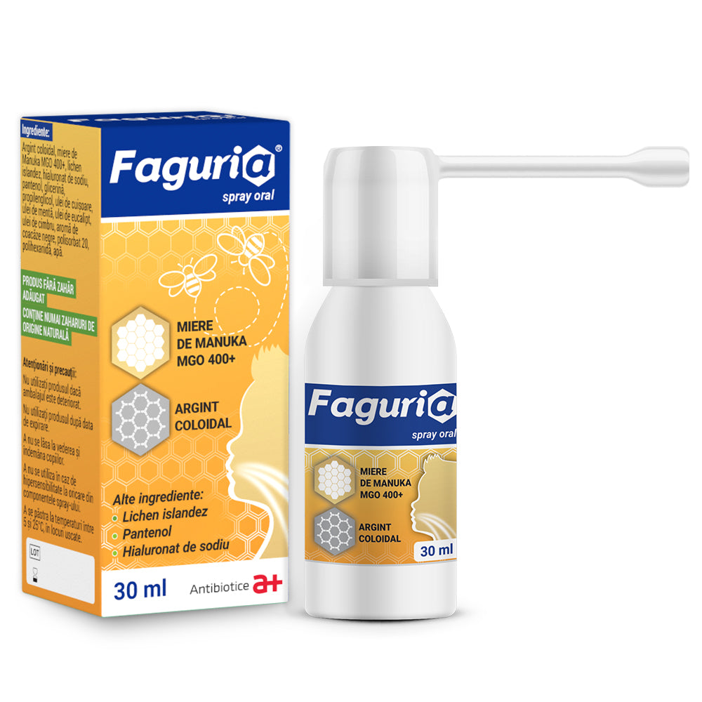 Faguria spray oral, 30 ml, Antibiotice SA