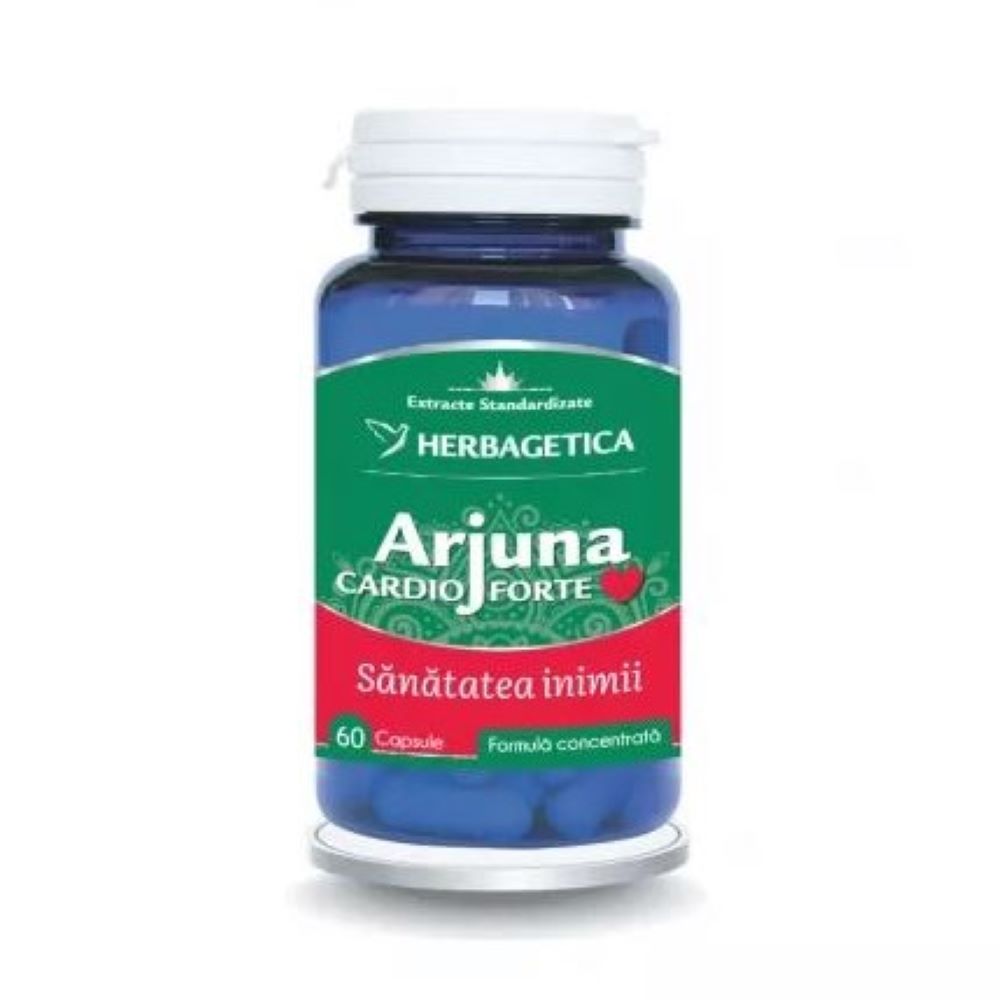 Arjuna Cardio Forte, 60 capsule, Herbagetica