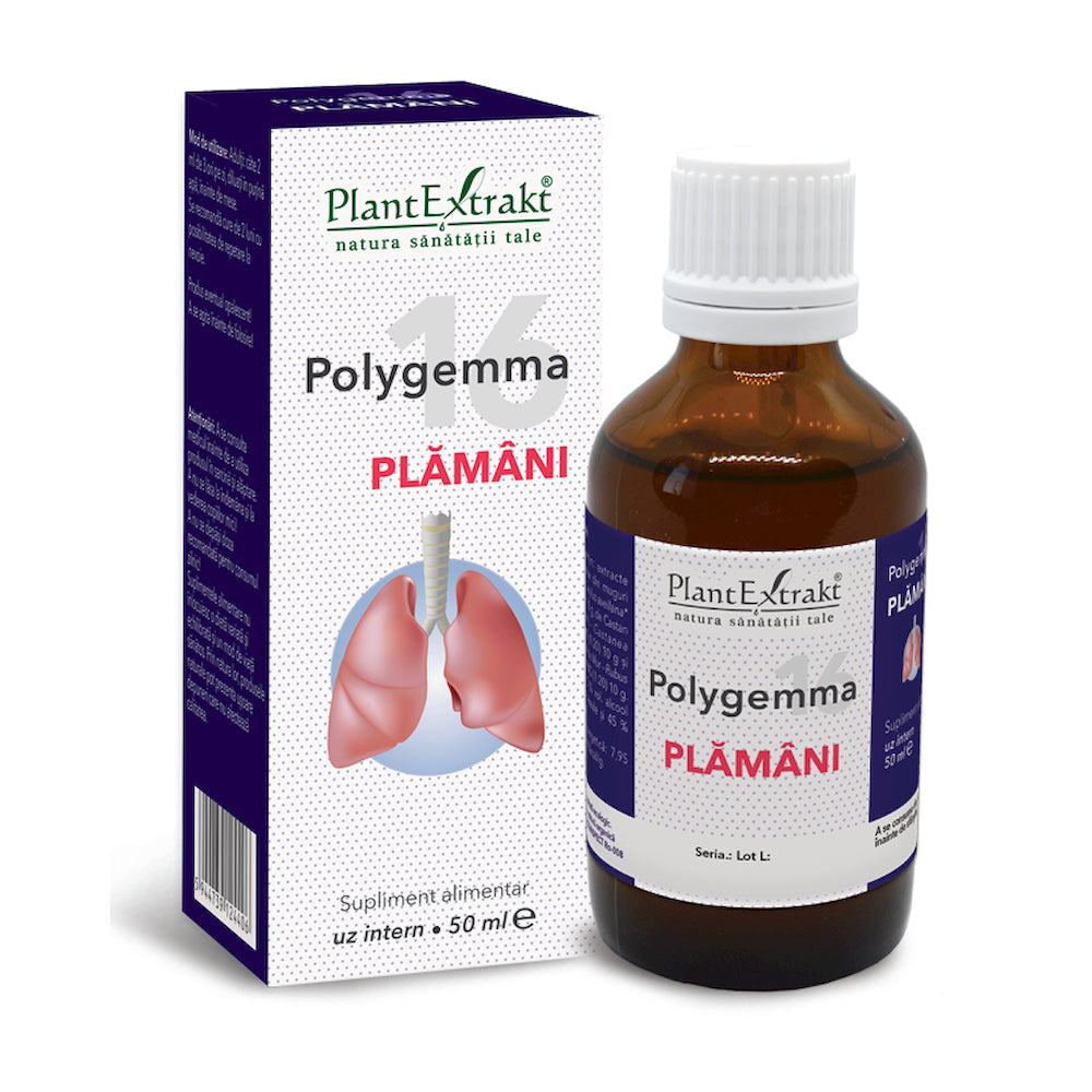 Sirop Polygemma 16, Plamani, 50 ml, Plant Extrakt