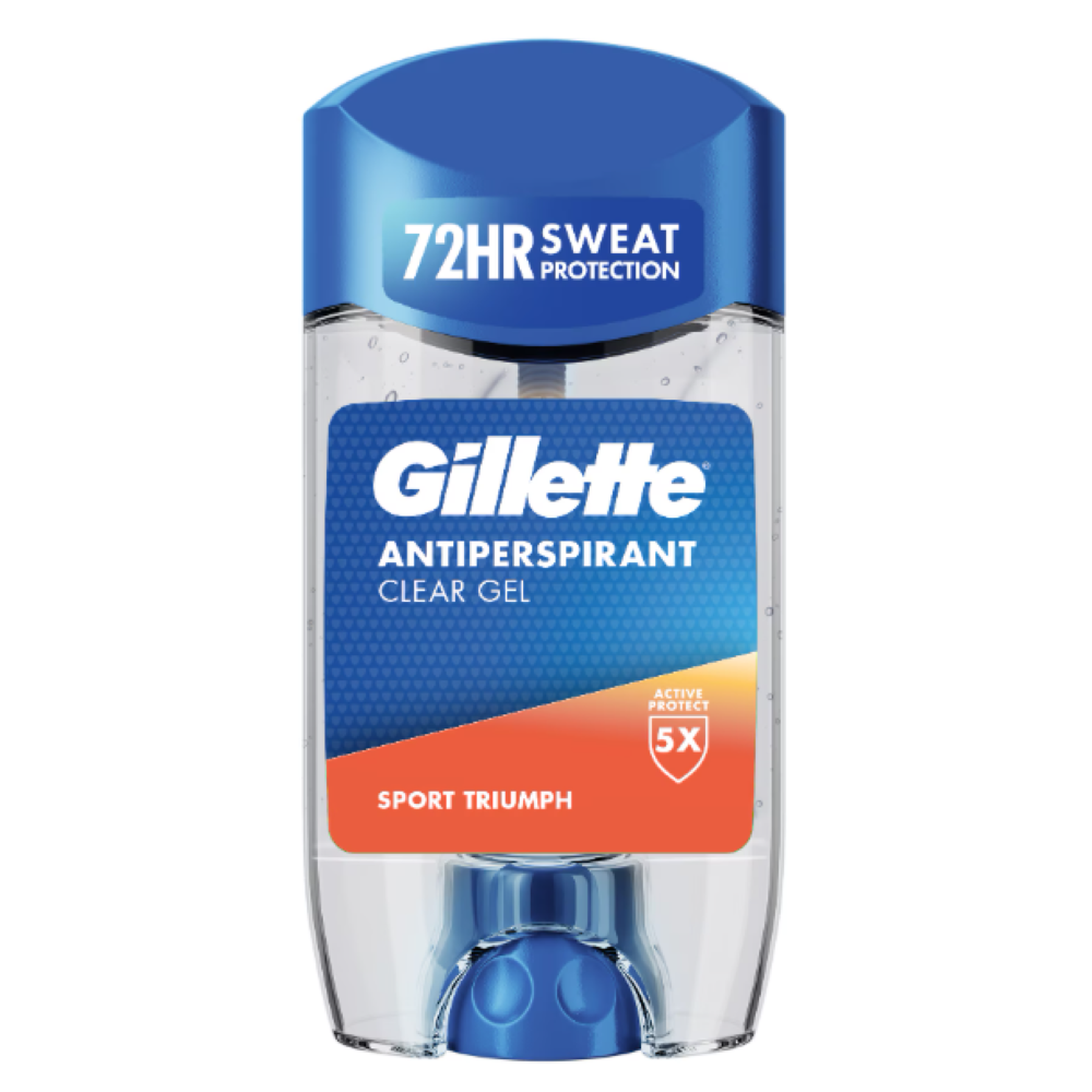 Deodorant gel antiperspirant Clear Sport Triumph, 70ml, Gillette