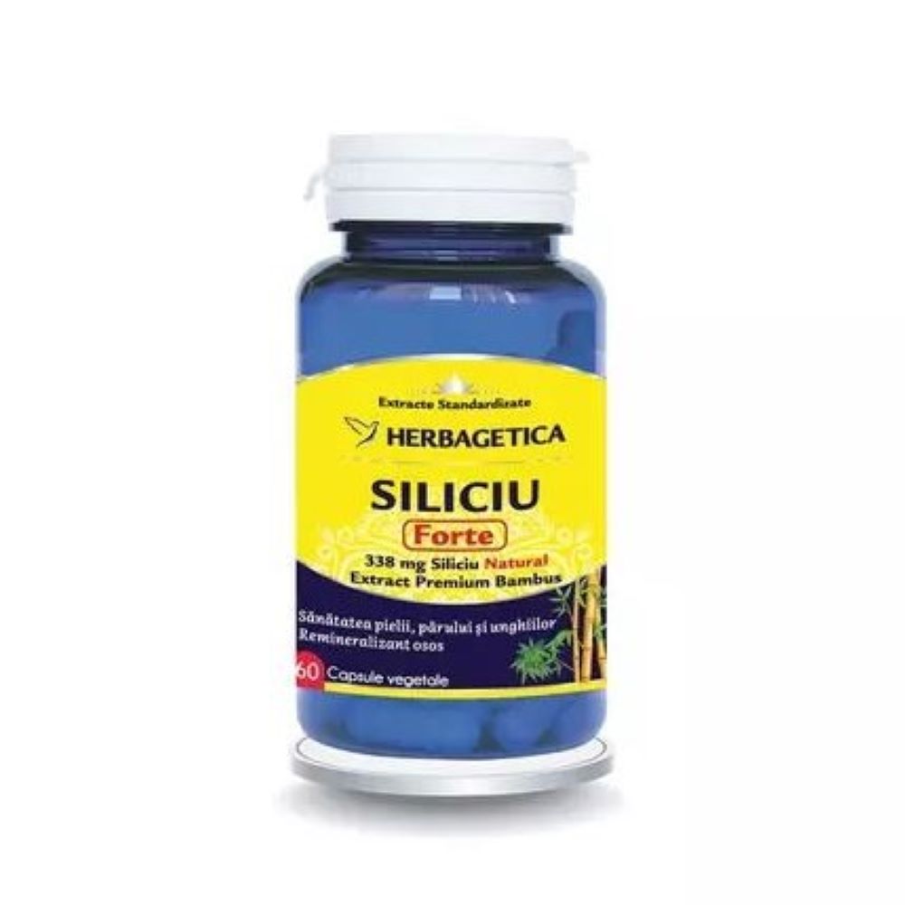 Siliciu Forte, 60 capsule, Herbagetica