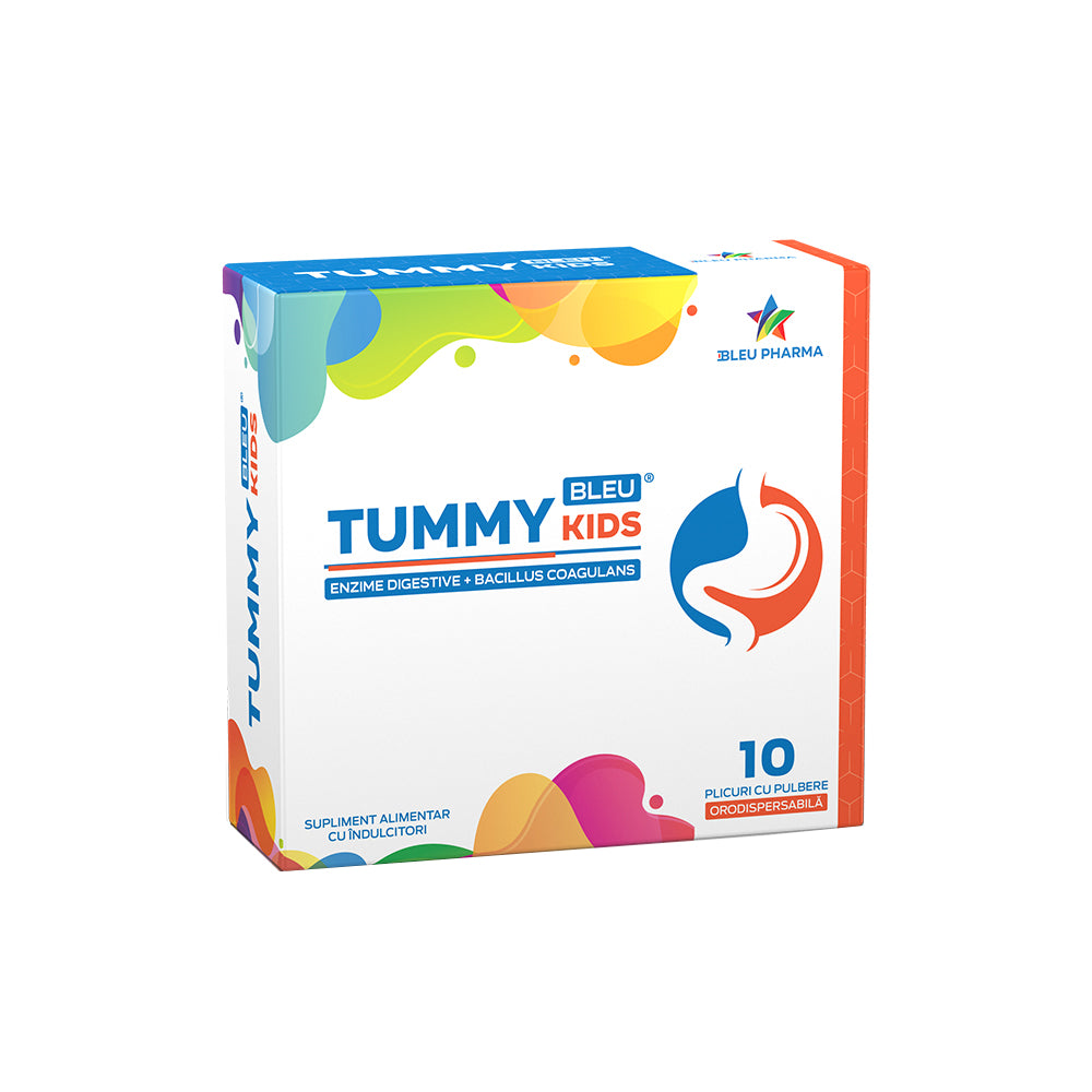 Tummy Bleu Kids, 10 plicuri, Bleu Pharma