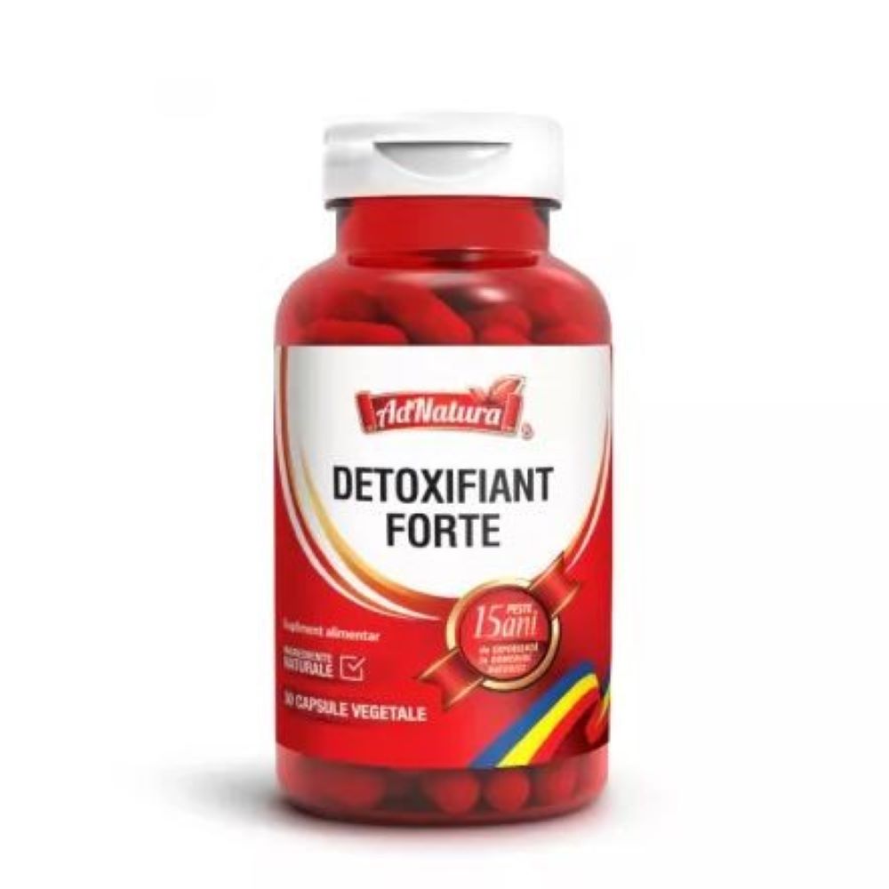 Detoxifiant Forte, 60 capsule, AdNatura