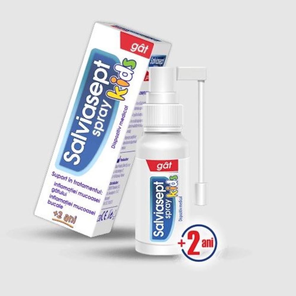 Salviasept Kids spray pentru gat, 20 ml, Zdrovit