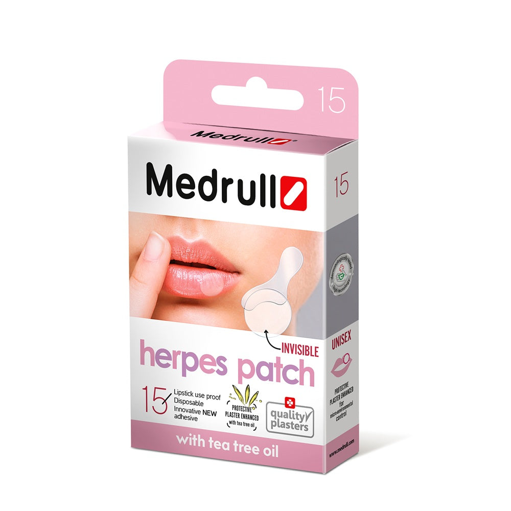 Plasturi pentru herpes Herpes Patch, 15 bucati, Medrull