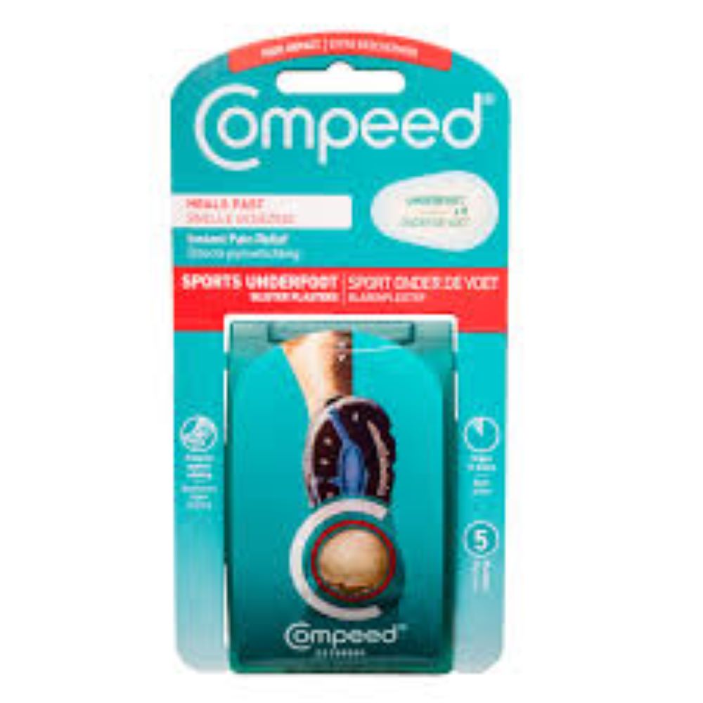 Plasturi pentru basicile din talpa, 5 bucati, Compeed