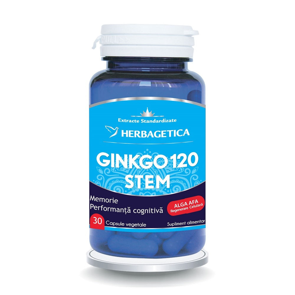 Ginkgo 120 Stem, 30 capsule, Herbagetica