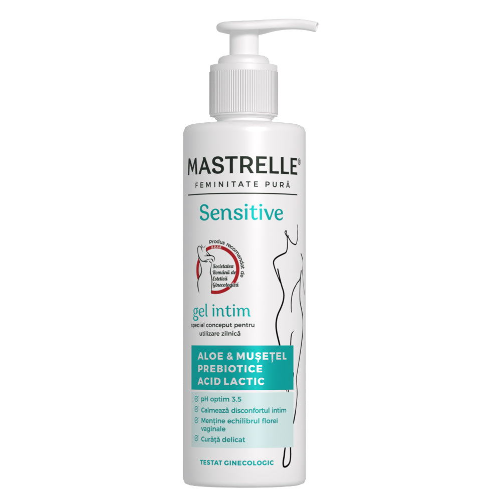 Gel intim Mastrelle Sensitive, 200 ml, Fiterman