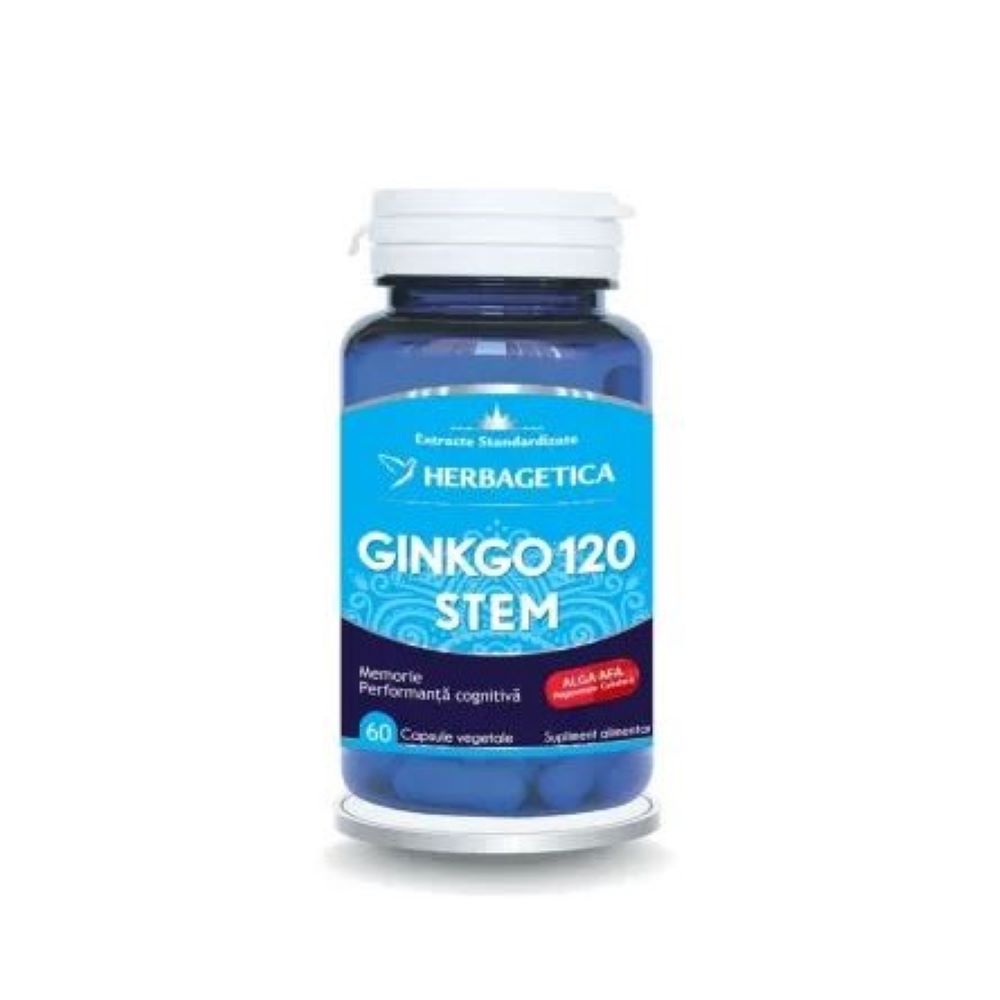 Ginkgo 120 Stem, 60 capsule, Herbagetica