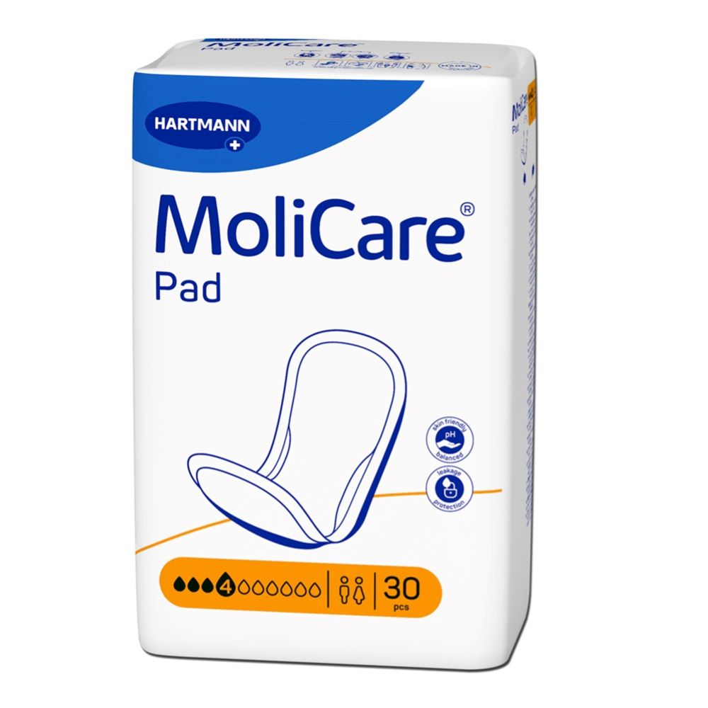 Tampoane absorbante pentru incontinenta 4 picaturi Molicare Pad, 30 bucati, Hartmann