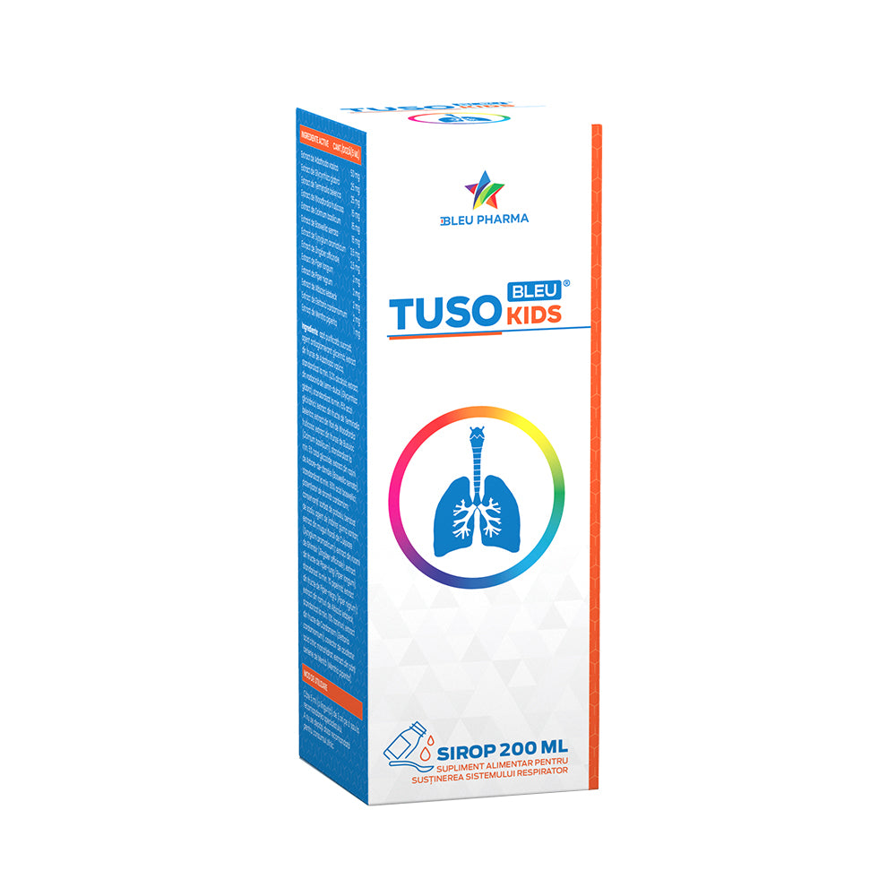 Sirop pentru copii Tuso Kid Bleu, 200 ml, Bleu Pharma