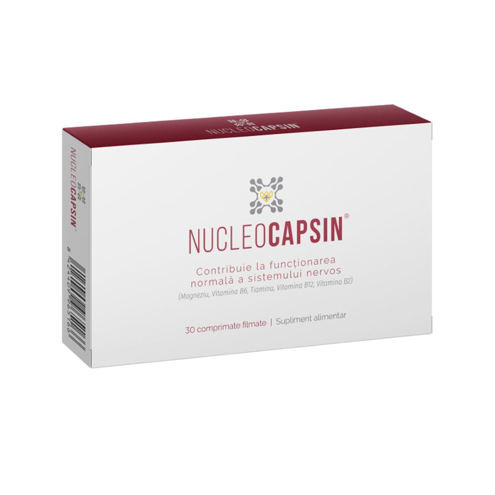 Supliment pentru funcționarea normală a sistemului nervos Nucleocapsin, 30 comprimate, Naturpharma