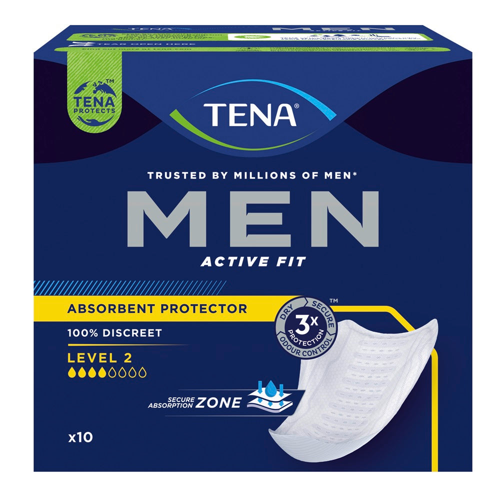 Protectie absorbanta pentru barbati Level 2 Men, 10 bucati, Tena