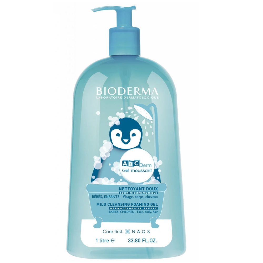 Gel spumant ABCDerm, 1000ml, Bioderma