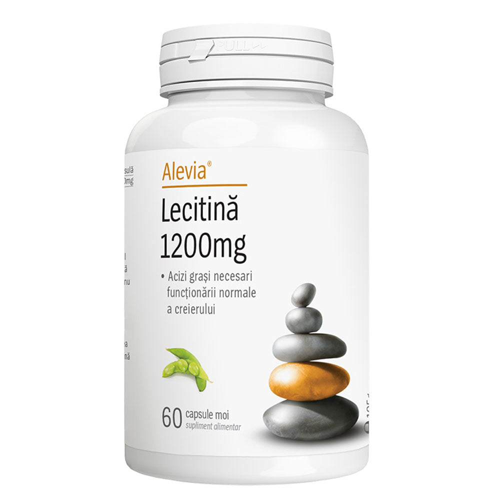 Lecitina 1200mg, 60 Capsule, Alevia