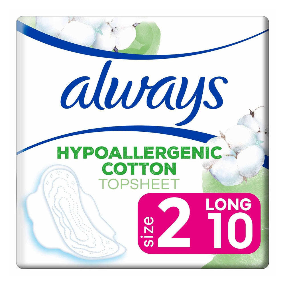 Absorbante Always Naturals Single, Marimea 2, 10 Bucati