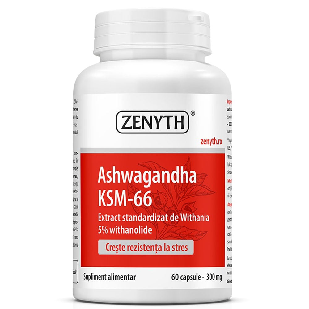 Ashwagandha KSM-66, 60 Capsule, Zenyth