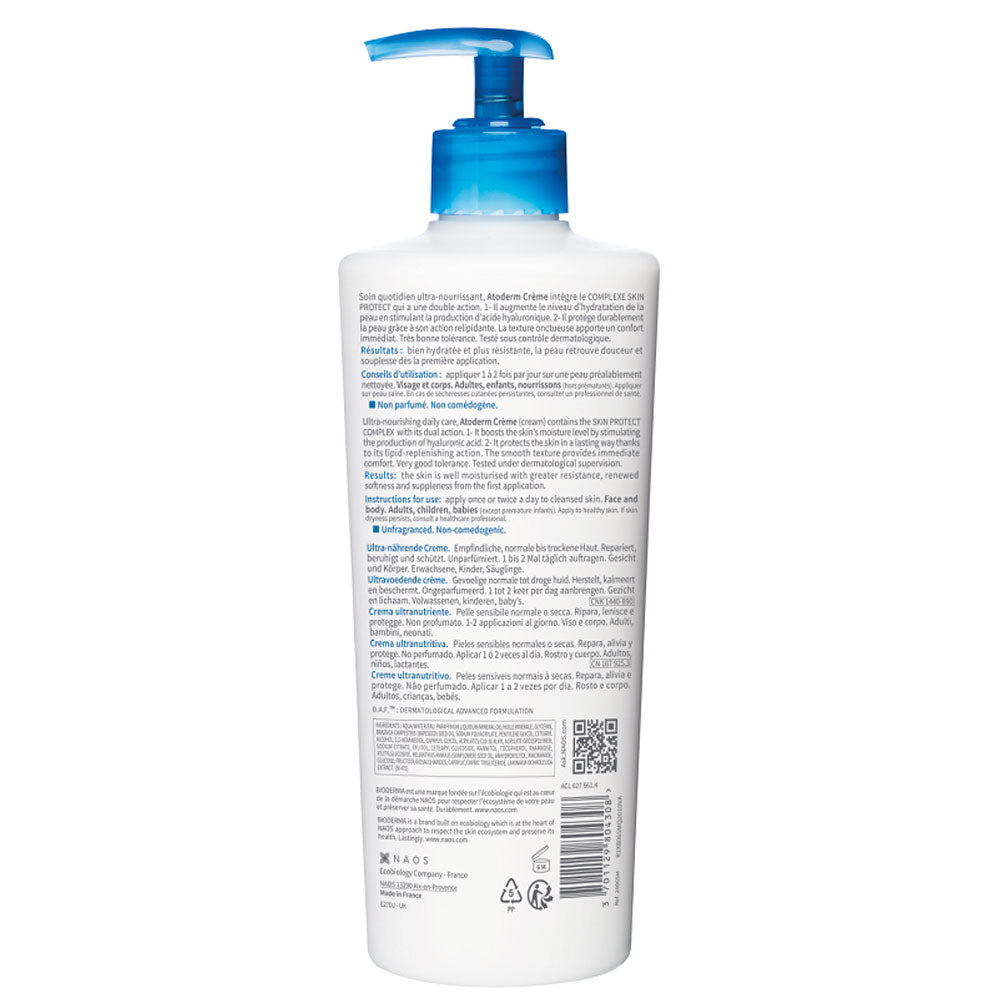 Crema Atoderm Parfumata, 500ml, Bioderma