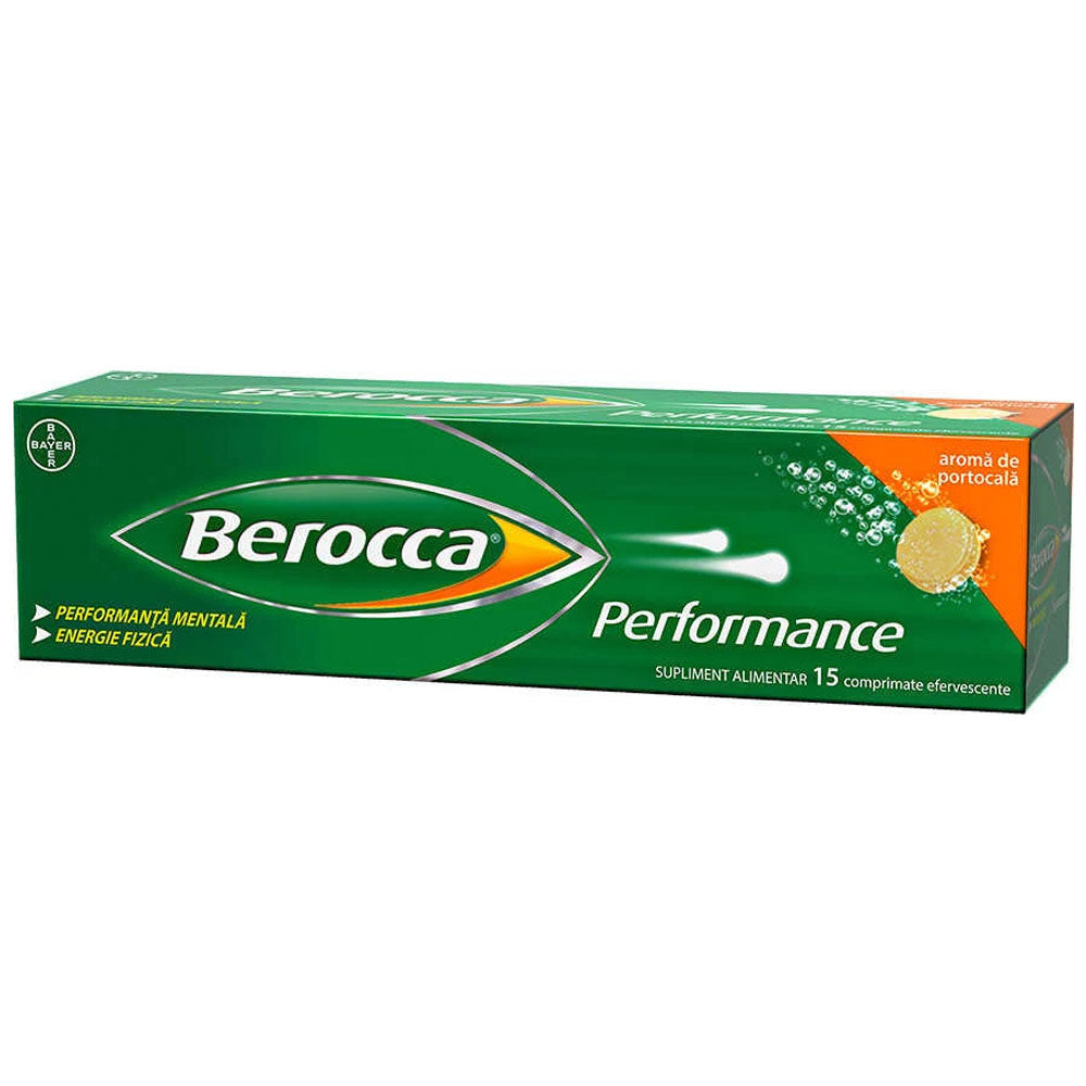 Berocca Performance, 15 Capsule Efervescente, Bayer