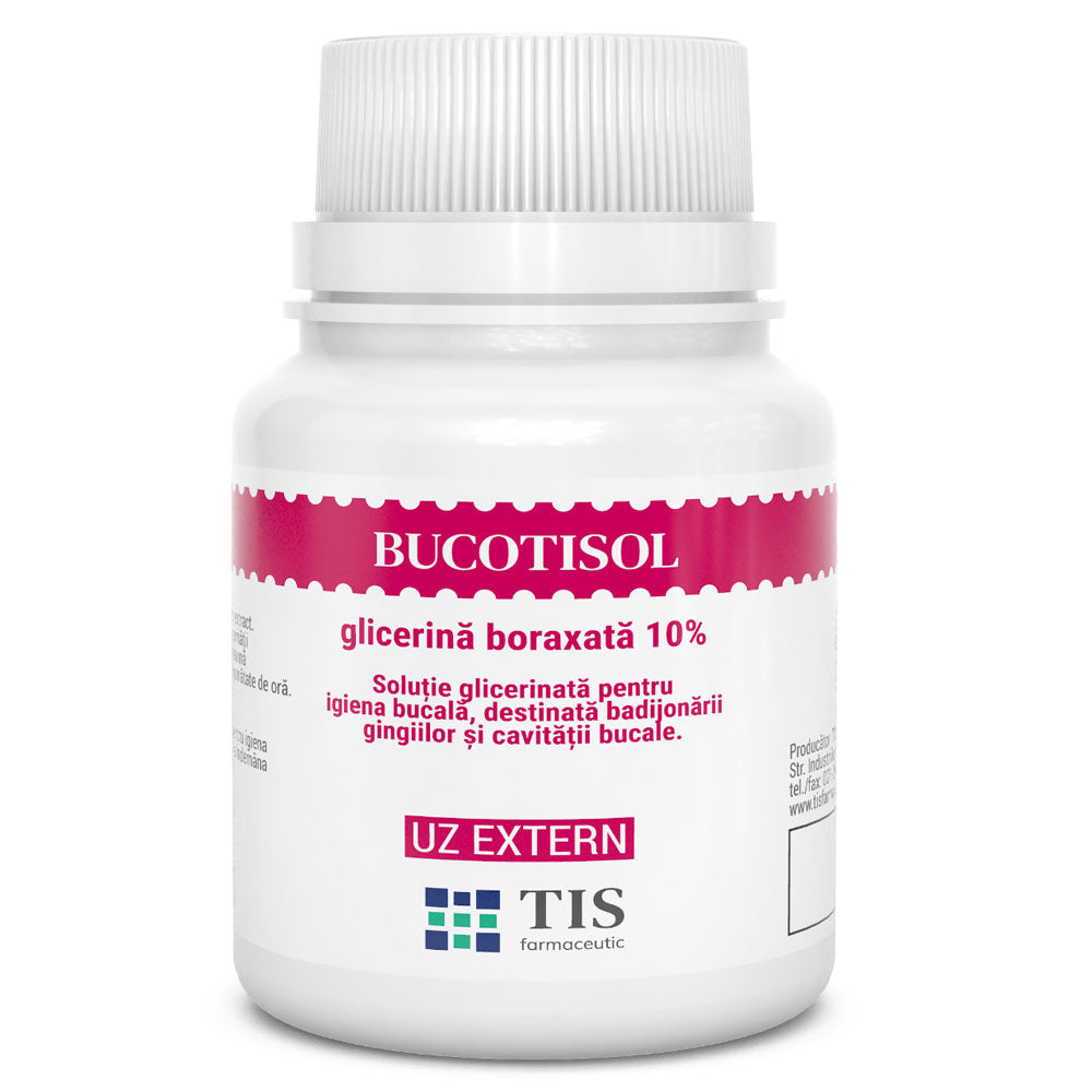 Bucotisol glicerina boraxata 10%, 25ml, Tis Farmaceutic