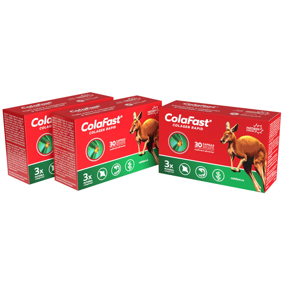 Colafast Colagen Rapid, 30 Capsule 2 Cutii + 1 Gratis, Good Days Therapy
