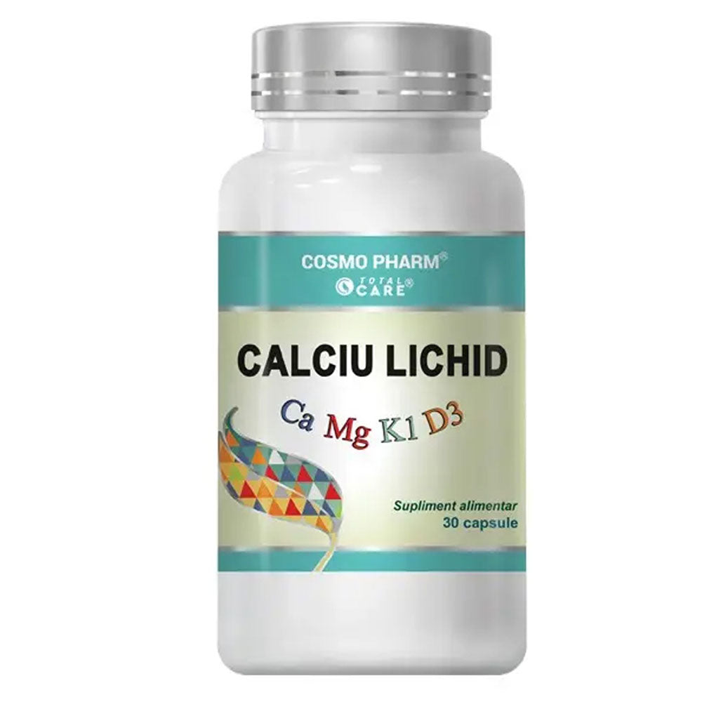 Calciu lichid, 30 capsule, Cosmopharm