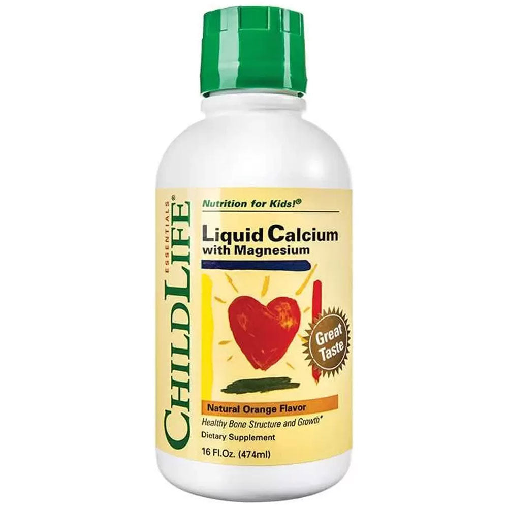 Calcium With Magnesium pentru copii Childlife Essentials, 474ml, Secom