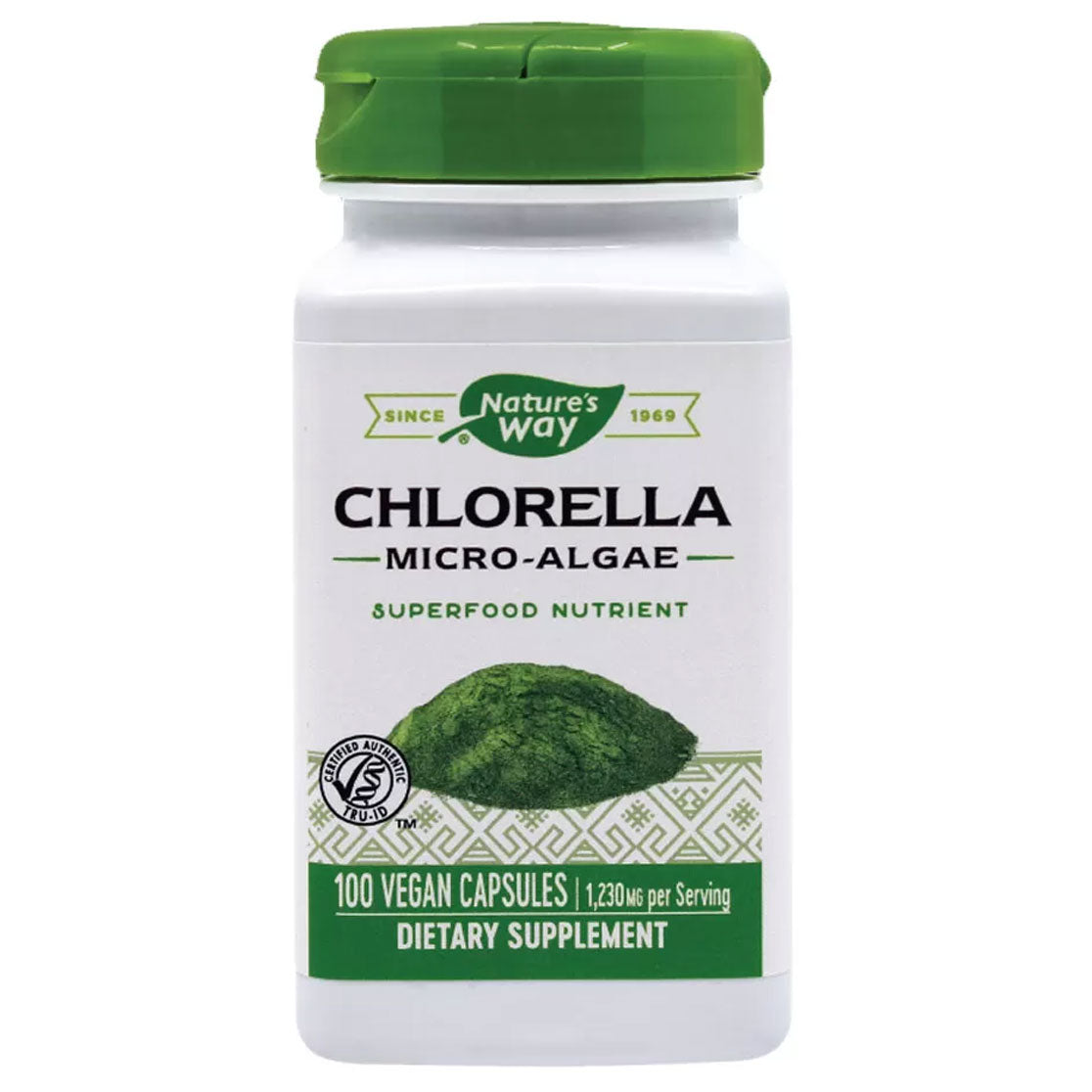 Chlorella Micro-algae 410mg Nature's Way, 100 Capsule, Secom